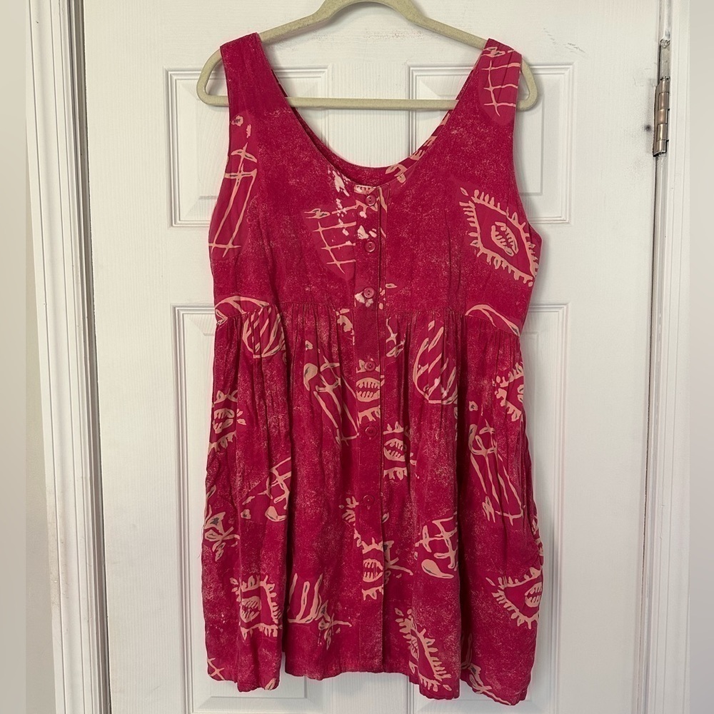 WORLD Apart Pink Mini Sun Dress